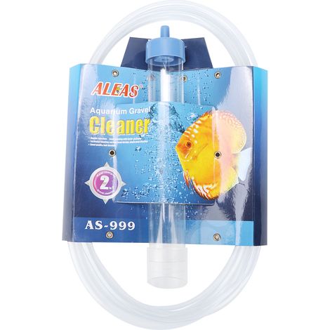 Tube de Nettoyage Professionnel pour Aquarium, Pompe à Eau pour Changement d'Eau, Kit d'Entretien pour Petit Réservoir à Poissons (1/5)