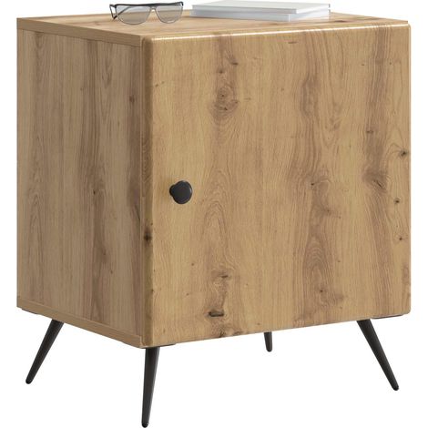 Maison Exclusive - Armadio da Notte 2 pcs Rovere Artigianale 43 x 34,5 x 50 cm
