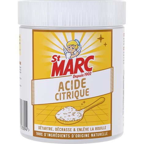 Acide Citrique Nettoyant Multi-Usage 100% d'Origine Naturelle - 500 g (1/5)