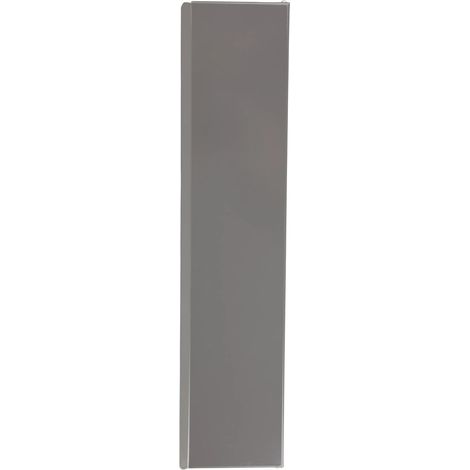 Buzón de correo - acero gris - 37 cm de ancho RENZ (1/2)