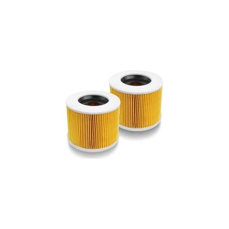 Lot de 2 filtre à aspirateur pour karcher series WD2 WD3 WD3P NT18 MV2 MV3 filtres à cartouche, Filtre de rechange pour Kärcher aspirateurs humides et secs (1/4)