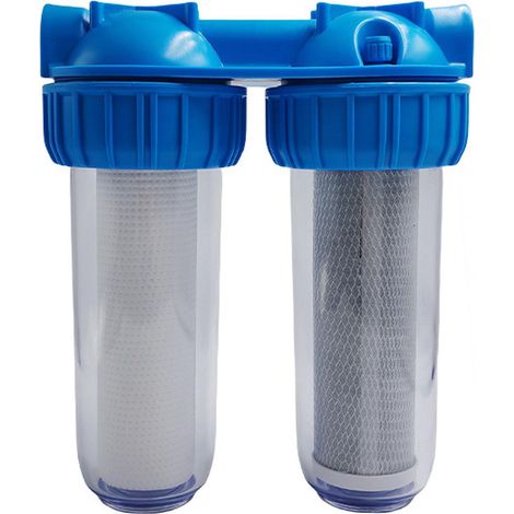 2 étapes – 360 L/h – 1/2" / 20.67 mm – avec des sédiments de cartouche PP, polyvalent et pratique, pour un usage quotidien (1/5)