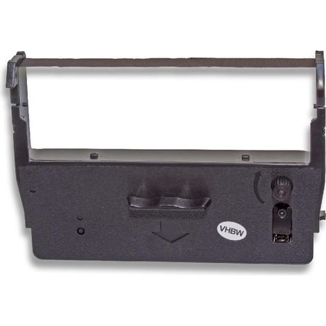 vhbw Ribbon Cartridge compatible with Anker DS Cash-Register-Printer ADS 34.1120 Dot Matrix, Receipt Printer - Black Ink Ribbon