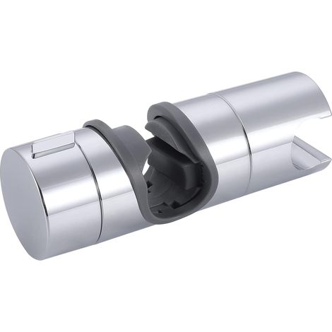 Support de Douche à Main Remplaçable, Support de Pommeau de Douche, 18-25MM à Diamètre Réglable, ABS Chromé