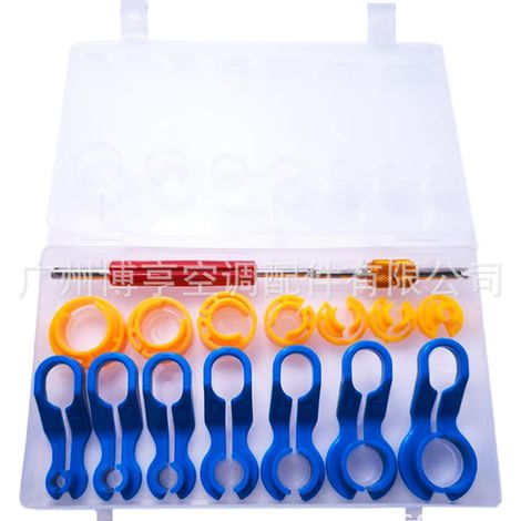 Kit de démontage de tuyaux de climatisation neuf (ensemble de 7 pièces) pour la réparation de la climatisation automobile (1/3)