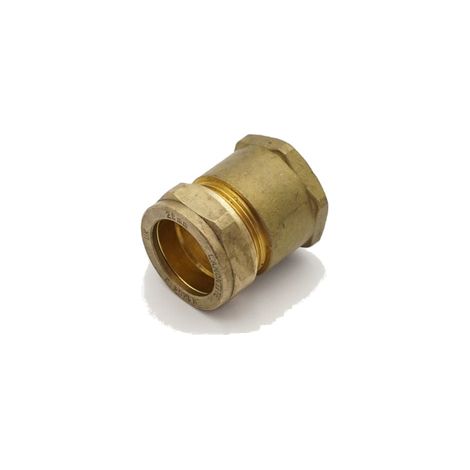 PrimaPlus 28mm x 1" Female Brass Compression Adaptor - 5 Pack (1/3)