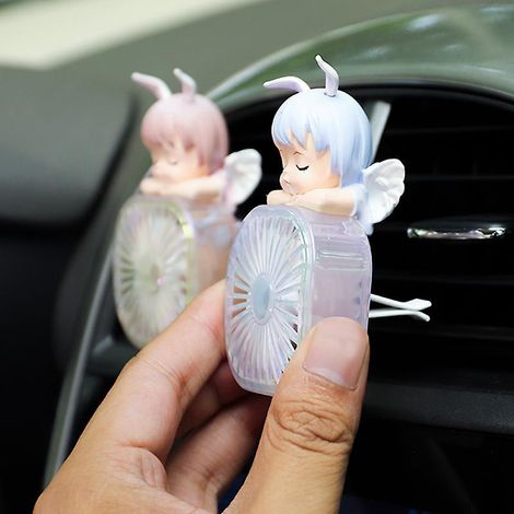 annie Sortie D'air Aromathrapie Voiture Dcoration Intrieure Fournitures Voiture Parfum Dessin Anim Poupe Voiture Climatisation Ventilateur (1/5)