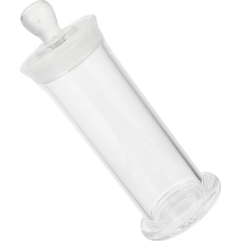 Flacon de Réactif en Verre Borosilicaté Haute Densité 45X180 MM, Bouteille Expérimentale Épaisse avec Bouchon Hermétique, Récipient d'Échantillon pour Laboratoire et Stockage (1/5)