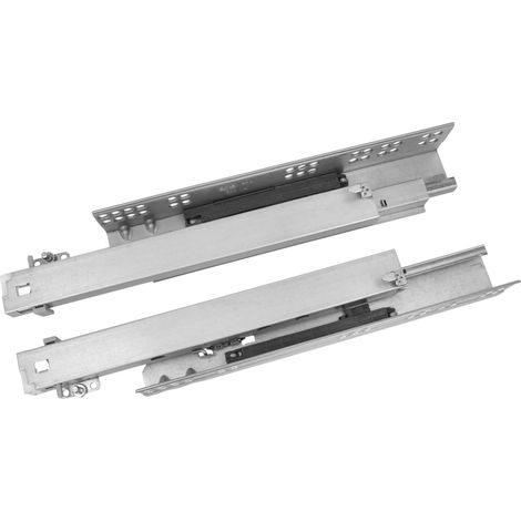 AMIG Coulisse pour tiroir à bille - Push Open 45 350 mm Acier Zingué (1/5)