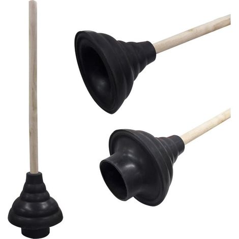 Déboucheur WC en caoutchouc pour salle de bain, évier et bouchons de canalisations – Utilisation dans les maisons, les batiments commerciaux et industriels PL10091701 (1/5)