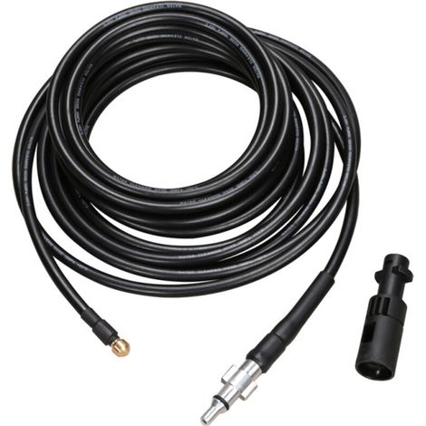 Compatible con manguera de hidrolavadora Karcher K2, K3, K4 y K5 de 7,5 m, color negro.
