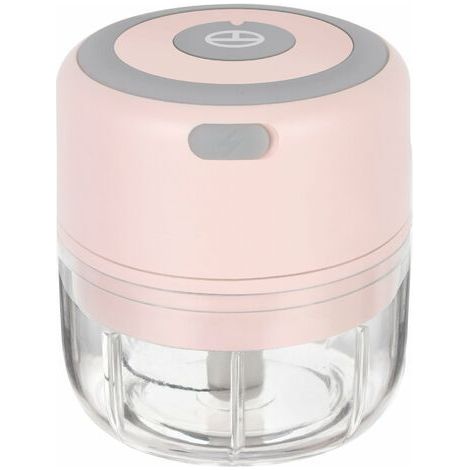 Mini hachoir électrique 100 ml pour cuisine - couleur rose (1/5)