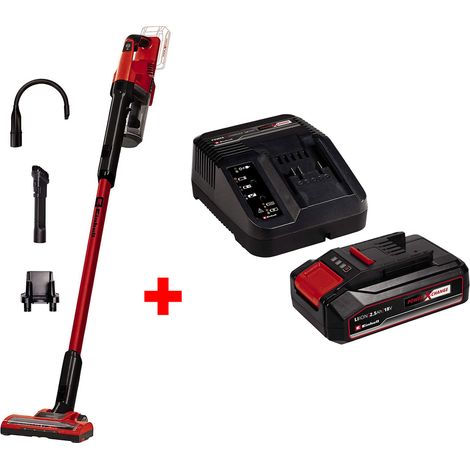 Einhell Akku Stielsauger TE-SV 18 Li solo beutellos Zyklonsauger inkl. 2,5 Ah Starterkit (1/5)