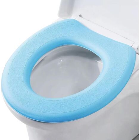 Toilet Seat Cover - Thick, Warm, Waterproof Toilet Mat Toilet Seat Cover Soft, Washable and Quick-Drying EVA Toilet Mat Toilet Ring (1/5)