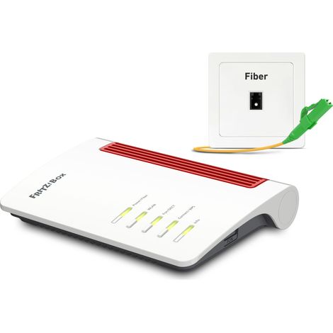 Box FRITZ 5530 Fiber AON WLAN-Router Gigabit Ethernet Dual-Band (2,4 GHz/5 GHz) Weiß (1/4)