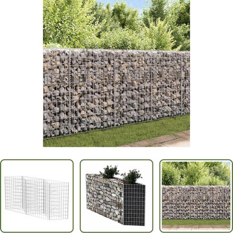 vidaXL Jardin - Panier de gabion Acier galvanisé 120x30x100 cm (1/5)