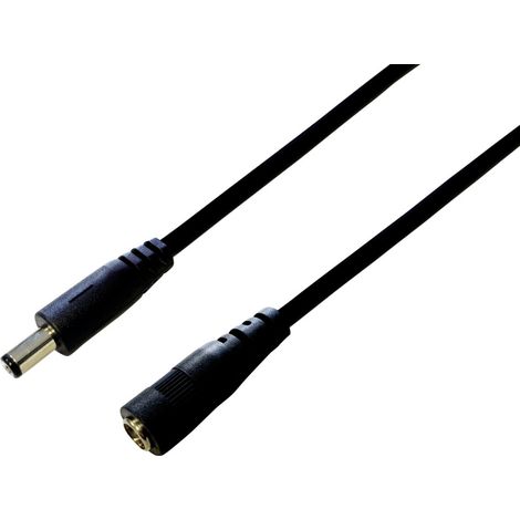 BKL Electronic 072067 Niedervolt-Verlängerungskabel Niedervolt-Stecker - Niedervolt-Buchse 5.5 mm 2.