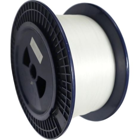 Elfcam® - 20m Câble Fibre Optique Invisible/Transparent, Fibre Optique Monomode 125µm OS2, Gaine en Nylon Transparent, Invisible et Facile à Poser, 20 Mètres