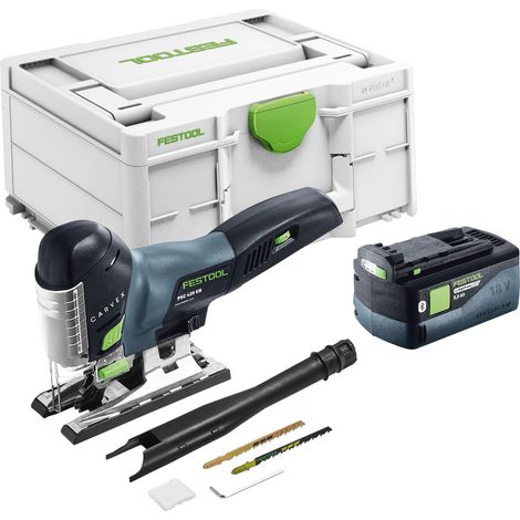 Festool CARVEX PSC 420 EB-Basic Akku Pendelstichsäge 18 V 120 mm Brushless + 1x Akku 5,0 Ah + Systainer - ohne Ladegerät