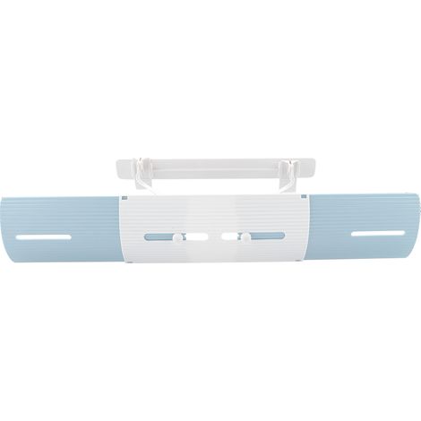 Déflecteur de pare-brise rétractable bleu, anti-vent pour climatisation (1/5)
