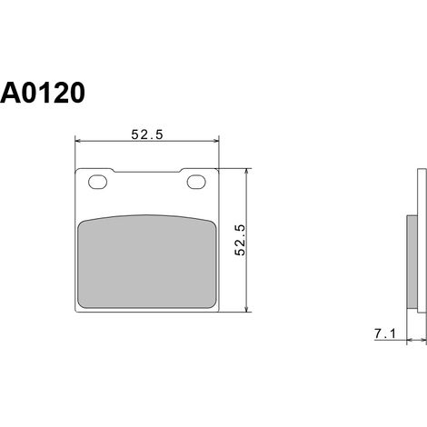 PLAQUETTES DE FREIN SEMI-MÉTALLIQUES PREMIUM NISSIN 2024/10 KH63 / KH161 (ECE R90) (FABRIQUÉES AU JAPON) (2P-213NS) (1/5)