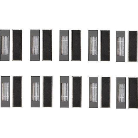 10 Paar Kehrfilterwatte für Ecovacs Deebot Ozmo T5/n8/n5/t8