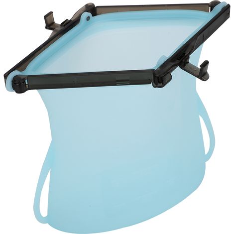 Sacs de conservation réutilisables pour aliments, sacs de réfrigérateur polyvalents pour une conservation étanche au congélateur (bleu) (1/5)