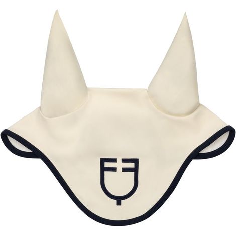 pony, harbor mist (14-4202)/desert flower (15-1435): Cuffietta antimosche per cavalli in tessuto tecnico modello Wave Quilting