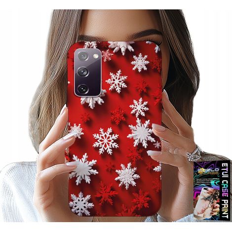 Custodia per Samsung Galaxy S20 Lite - fiocchi di neve, neve, stelle, Natale (1/5)