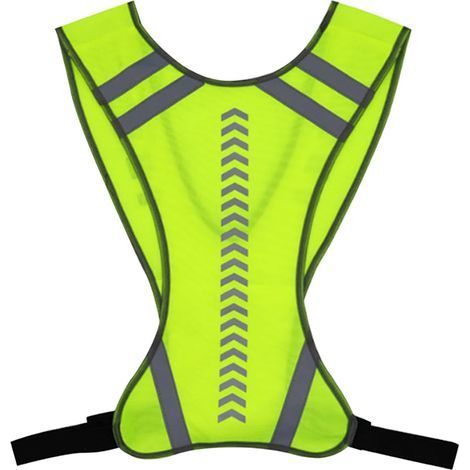 Gilet Velo Reflechissant, Gilets Jaunes, Gilet Fluo avec Poche, Vêtements Réflecteurs Fluorescent, Haute Visibilité Veste Fluo de Securite, Sécurité Réglable pour Femme et Homme (1/5)