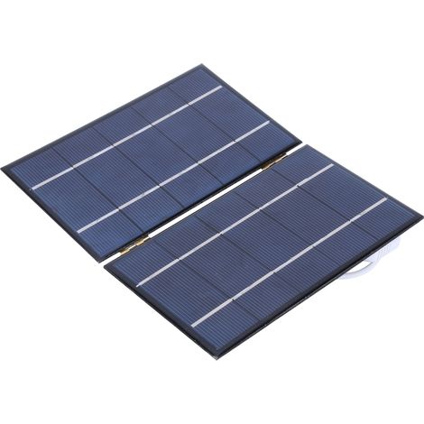 Panneau solaire portable pliable et léger de 4,8 W pour chargeur de téléphone d'extérieur (1/5)