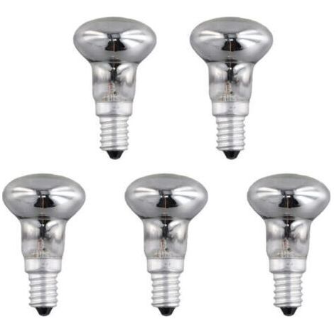 Lampe à Lave de Remplacement E14 R39 30W Projecteur à Visser Ampoule RéFlecteur Clair Spot Ampoules Lave à Incandescence 5 PièCes (1/5)