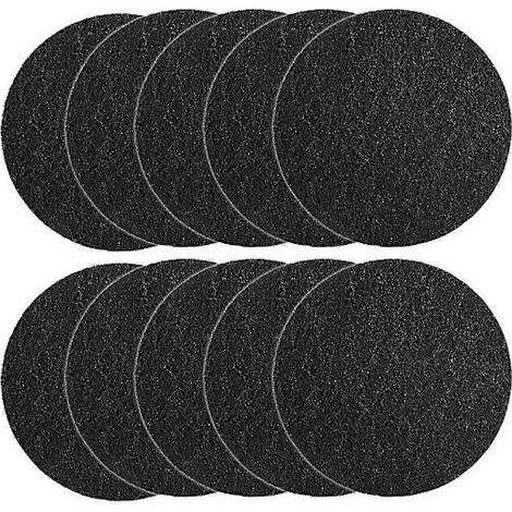 10 filtres à charbon pour bac à compost 17 cm (1/5)