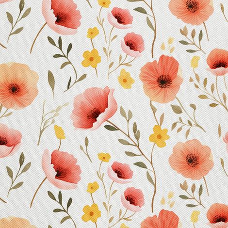 Tela decorativa para exteriores Oxford - Flores - DX2402 (1/5)