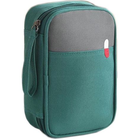 Wasserdichte Erste-Hilfe-Tasche Größe M mit Fächern für Reisen & Camping