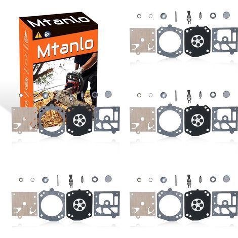 Pour Husqvarna 133 154 234 238 242 249 250 254 257 261 262 340 345 246 350 351, kit de réparation de carburateur, pour Walbro K-22-HDA HDA-10 (1/5)