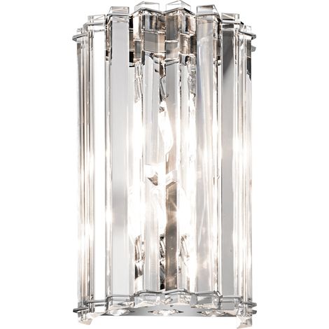 Elstead Crystal Skye - 2 Licht Innenwandleuchte Chrom, Kristall, G9 (1/5)