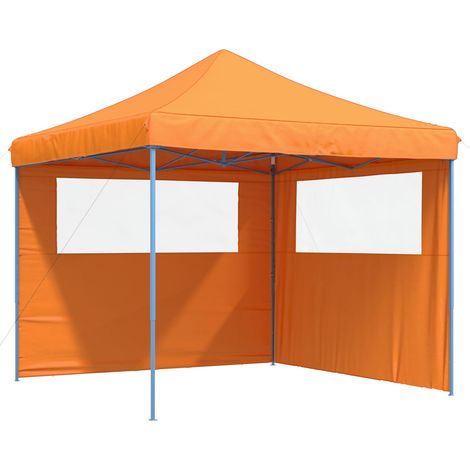 Carpa de Fiesta Naranja 292 x 292 x 315 cm Tela Oxford vidaXL