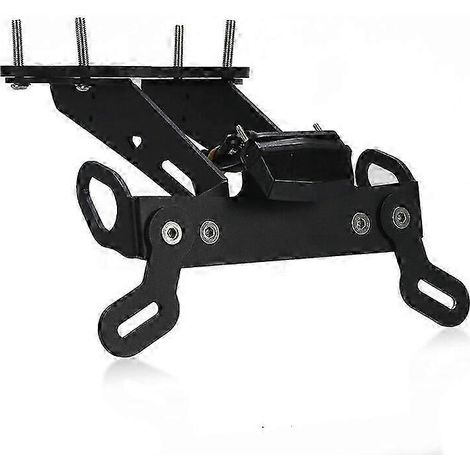 Support de plaque d'immatriculation MT09 pour Yamaha MT-09 MT 09 SP MT09SP 2021 2022 2023 2024 - Fixation sur le cadre, le garde-boue arrière et le support de plaque d'immatriculation - Véhicule à mot (1/5)