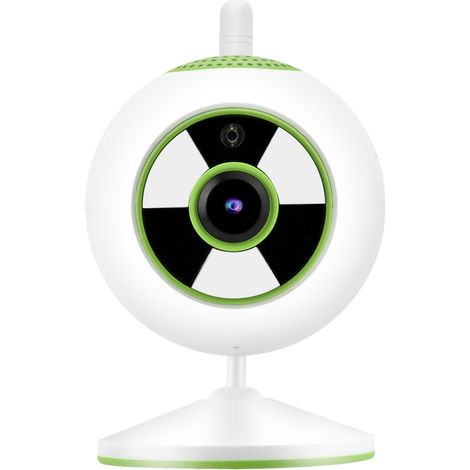 Mini caméra de surveillance IP WiFi 1080p couleur avec vision nocturne pour la surveillance intérieure de votre domicile (compatible Onvif 100-240 V). (1/5)