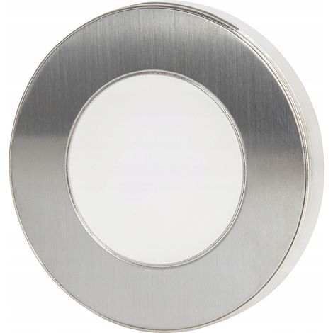 Lampada LED da incasso per mobili, montaggio a superficie, acciaio inox, incasso, 3W, 6000K, SLL02 (1/5)
