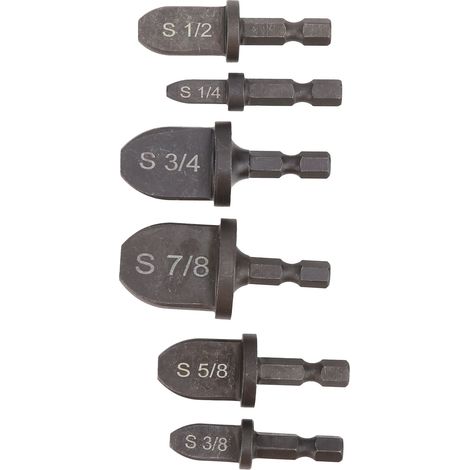 Ensemble de 6 outils d'expansion de tubes en cuivre pour climatiseur, avec poignée hexagonale en acier et roulements. (1/5)