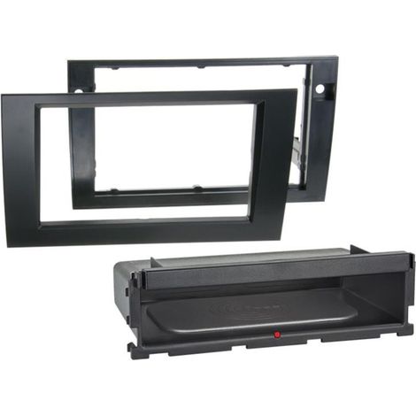 Kit Support Autoradio compatible avec Audi A4 Seat Exeo Avec vide poche Induction Qi