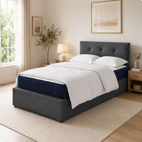 Ensemble matelas 90x200 cm + couette + 2 oreillers - VICTOIRE (1/4)
