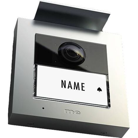 m-e modern-electronics VS-21 S Vistasmart Interphone vidéo Ethernet, Wi-Fi Station extérieure argent D328092 (1/3)