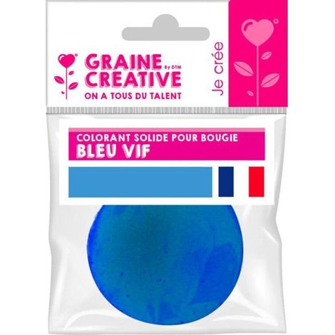 Graine Créative - colorant solide pour bougie 20 g Bleu (1/2)