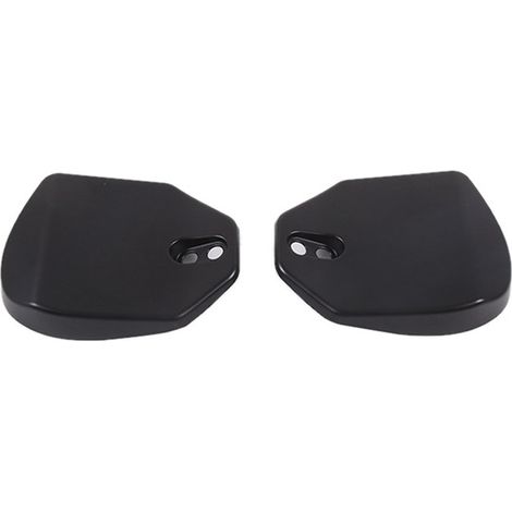 1 pair of upper rear shock tower protectors suitable for Corvette C8 models from 20 years old, ABS, matte black.