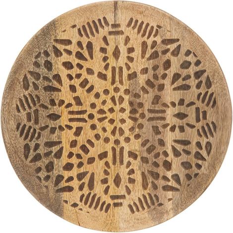 Secret de gourmet Assiette manche tropicale D30 cm marron (1/2)