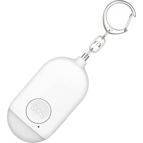 Alarme de Sécurité pour Fille avec Lampe Torche et Alerte Sonore Puissante 130dB, Adaptée à l'Usage sur à Dos en Extérieur (1/5)
