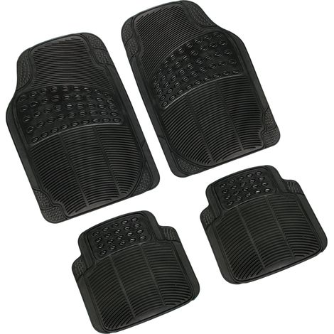 Mirage edition 2, serie tappeti universali 4 pezzi - Nero (1/2)